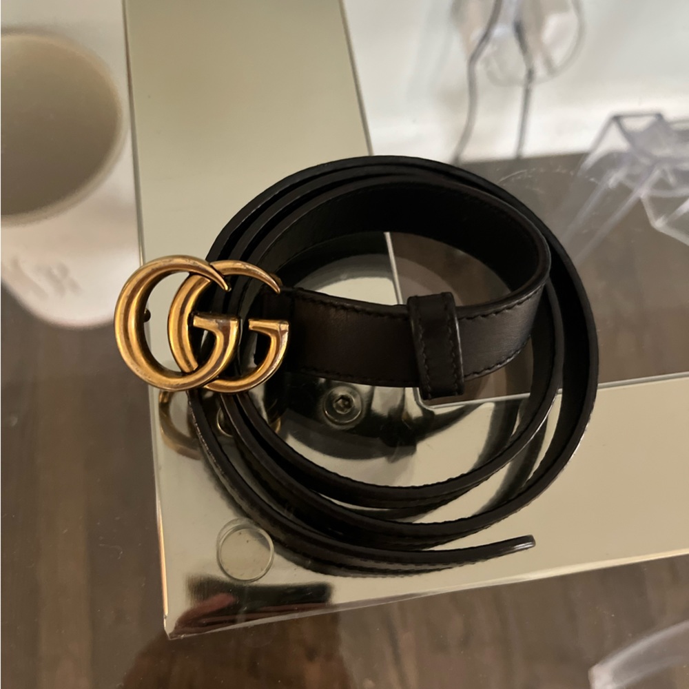 Authentic Gucci Skinny Belt